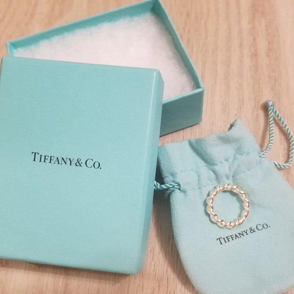 Tiffany & Co. Jewelry - Tiffany & Co Silver 925 Twist Ring Size 5